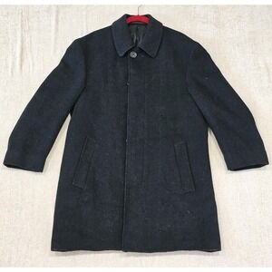 Chaps Ralph Lauren 38R Coat-50% Wool- 50% Polyester Lined Overcoat Classic Warm